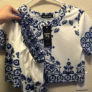 BRAND NEW crop top and shorts matching set 💎